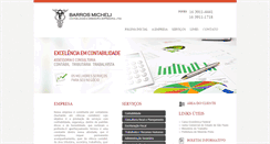 Desktop Screenshot of barrosmicheli.com.br